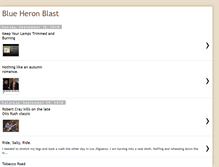 Tablet Screenshot of blueheronblast.com